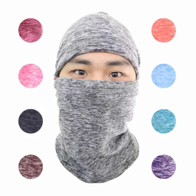 Cold Weather Balaclava Thermal Fleece Ski Face Mask Winter Neck Warmer Hood Hat