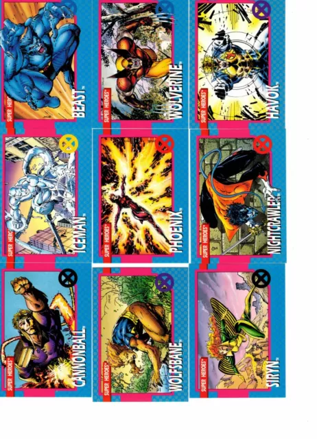 1992 X Men Trading Card Set (100) + All Hologram (5)
