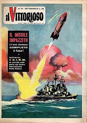 [MAB35] rivista a fumetti VITTORIOSO anno 1960 numero 19