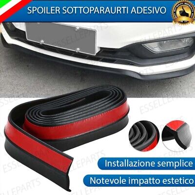 Aero SET 4 AERO FLAPS LAME SPOILER PARAURTI ADESIVO FORD MONDEO MK4 CARBON LOOK 