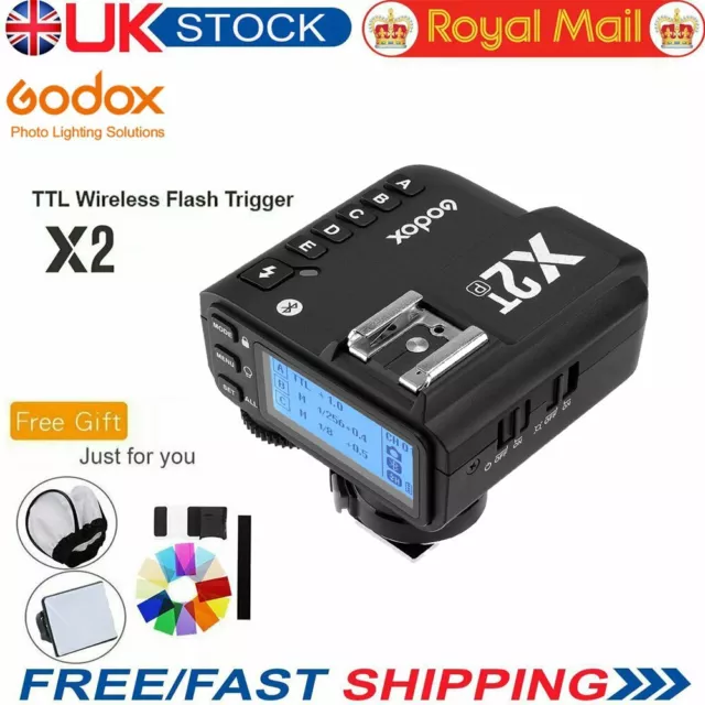 UK Godox X2T-N 2.4G TTL HSS Bluetooth Connection Trigger Transmitter for Nikon