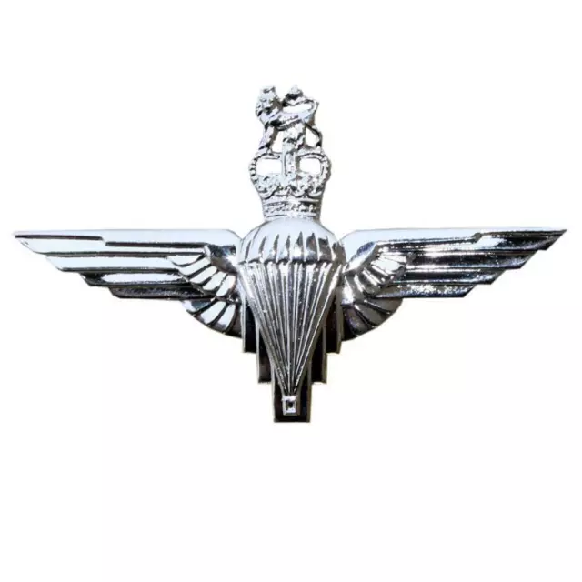 The Parachute Regiment Para Reg Silver Cap Badge British Army Genuine Mod Nsn
