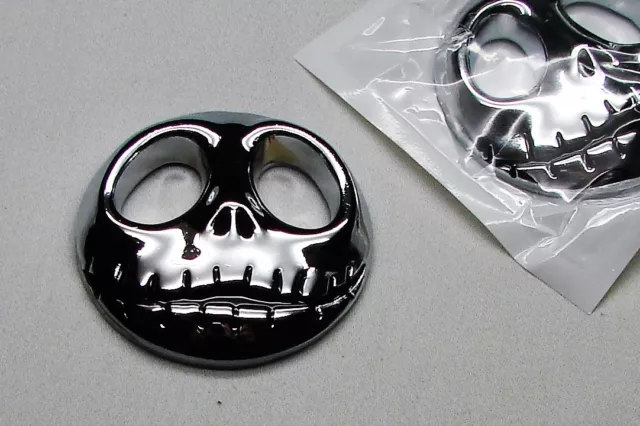 Jack Skellington Metall 3D Emblem Aufkleber Auto Für Totenkopf Kürbis Gesicht