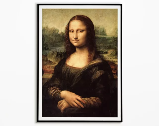 The Mona Lisa by Leonardo da Vinci Poster Premium Quality Choose your Size