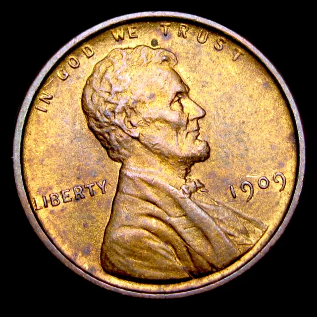 1909 Lincoln Cent Wheat Penny  ---- Gem BU+ Condition ---- #X087