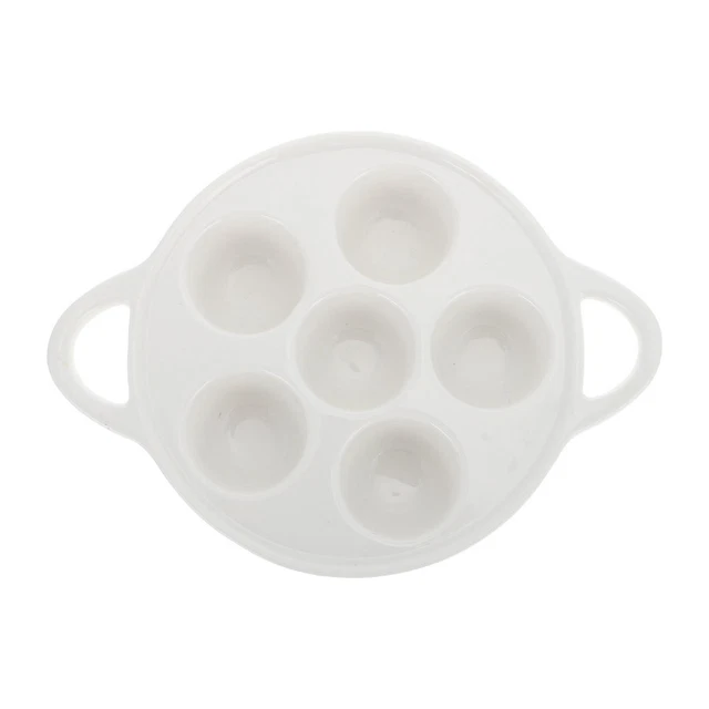 Conjunto blanco bandeja blanca plato de caracol para servidor de platos de caracoles