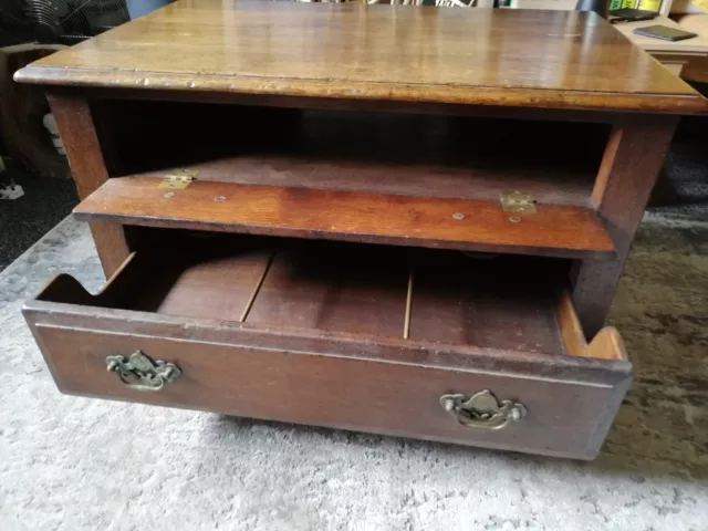 Titmarsh & Goodwin Antique Oak Furniture, 4 Items, TV Cabinet, Hall Table, Nest 3