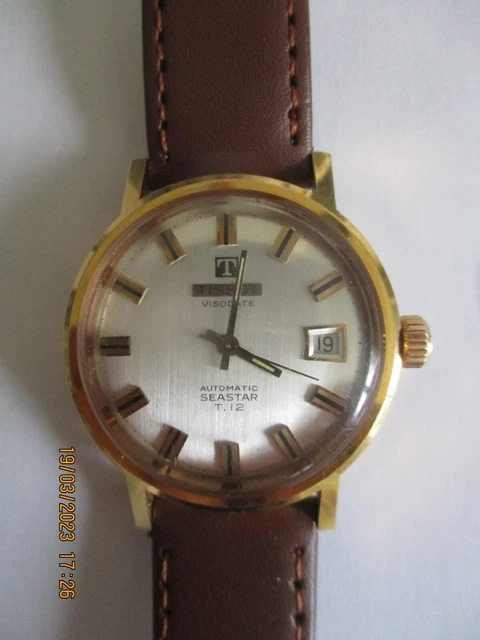 Montre homme Tissot seastar automatique vintage
