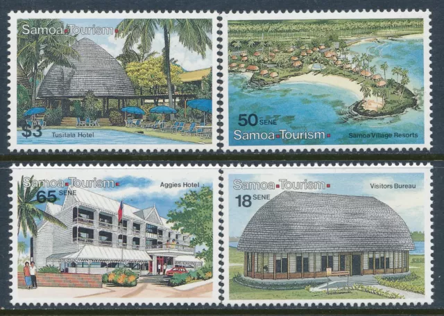 1990 Samoa Tourism Set Of 4 Fine Mint Mnh