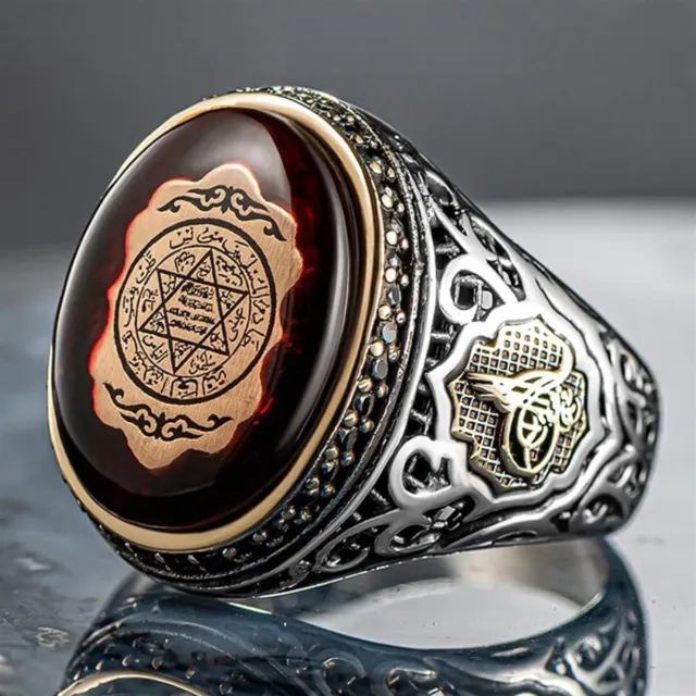King Solomon’s Seal, 925 Sterling Silver Handmade Ring, Suleimans seal, Talisman