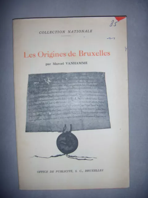 Belgique: Les Origines de Bruxelles, 1945, BE