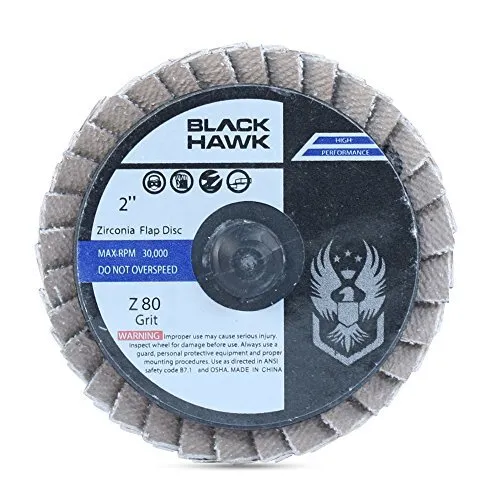 Mini Flap Discs Quick Change Zirconia Grinding and Sanding Wheels 2 Inch 80 G...