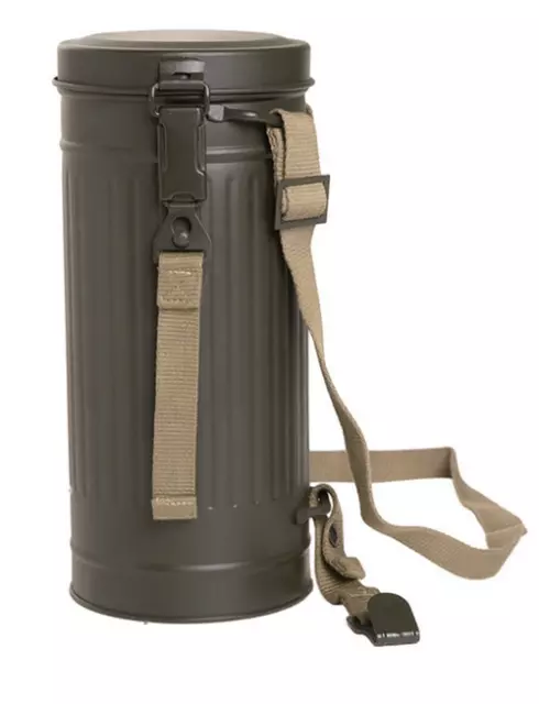 WH Luftwaffe Heer Gasmaskenbüchse Gasmaskendose Maskenbehälter M38