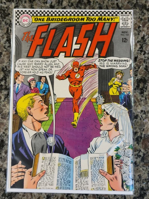 THE FLASH #165, VF (8.0), 1966, DC, "One Bridegroom Too Many!", See 8 pics!