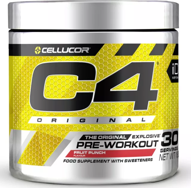 #018 Cellucor C4 Original Fruit Punch Pre-Entrenamiento Booster - 2 latas 195g #018 Cellucor C4 Original Fruit Punch Pre-Entrenamiento Booster - 2 latas 195g