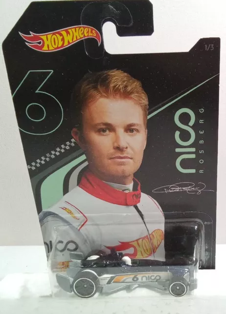 Mattel Hot Wheels - F-Racer - Nico Rosberg - Ggc34 - Sealed Blister Pack