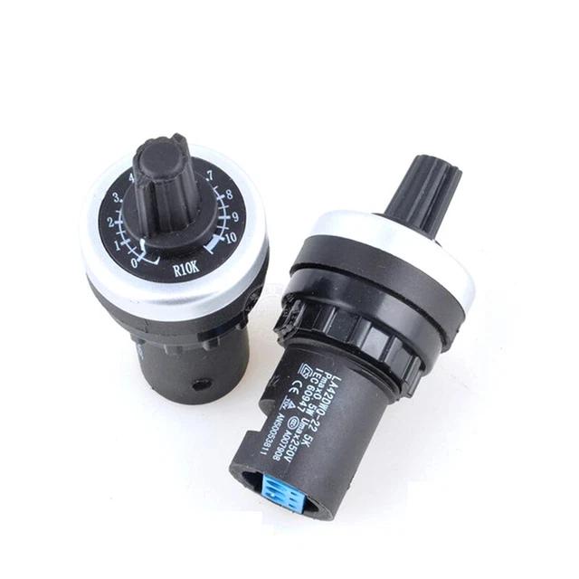 1K 2K 5K 10K 22mm Diameter Rotary Potentiometer Converter Governor SwitRASSUS GA