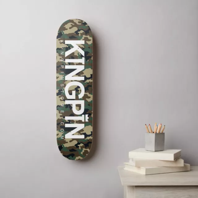 Kingpin Skate Supply Deck OG Logo Camo