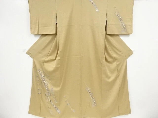 36170# Japanese Kimono / Kimono / Tanzaku With Flower Bird