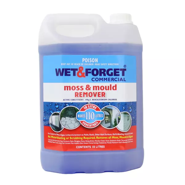 NEW Wet & Forget Moss And Mould Remover 10L - SALE