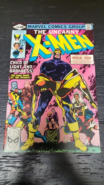 1980 Marvel Comics Uncanny X-Men #136 Vf Dark Phoenix Wolverine Vintage Issue