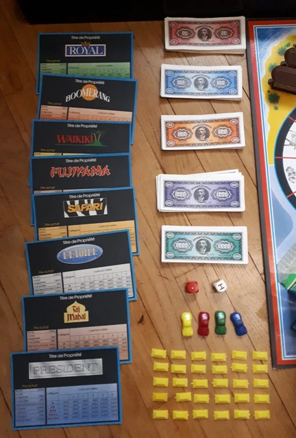 Jeu De Société Hotel MB - 4 Boîtes, Incomplet, Occasion