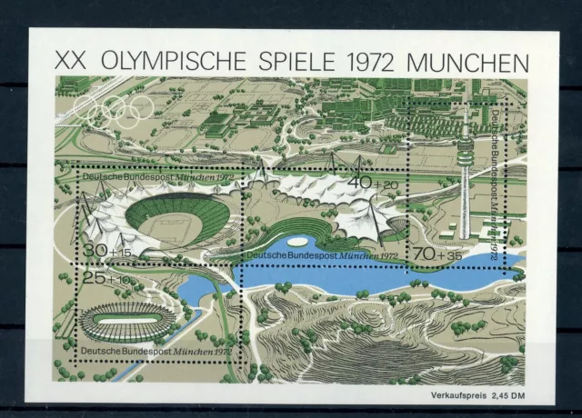 BUND Bl.7I ** OLYMPISCHE SPIELE PLATTENFEHLER ME 200,-++ !!! (114892)