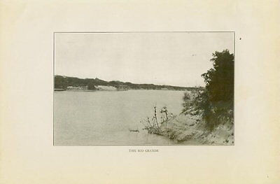 Photograph Plate/Print Brownsville Area The Rio Grande River Texas  1916