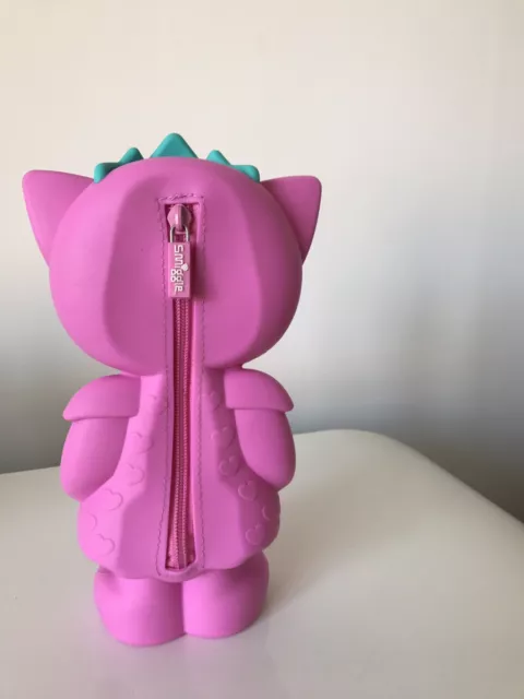 Offiziell Smiggle Sidekicks 3D Silikon Federmäppchen Rosa Prinzessin Cat Limited 2