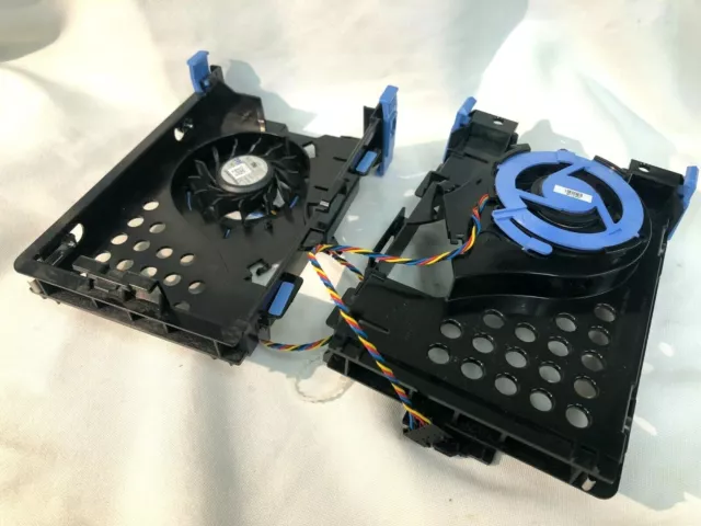 Lot of 2 Dell OptiPlex 780 760 755 745 SFF Hard Drive Caddy w/ Fan NH645 Lot of 2 Dell OptiPlex 780 760 755 745 SFF Hard Drive Caddy w/ Fan NH645
