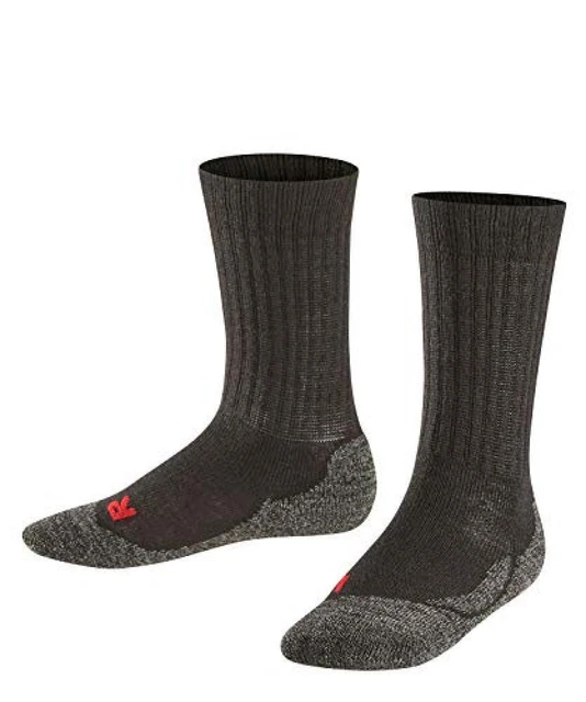 (TG. 19-22) FALKE - Active Warm, Calze da bambini e ragazzi, Nero (black 3000),