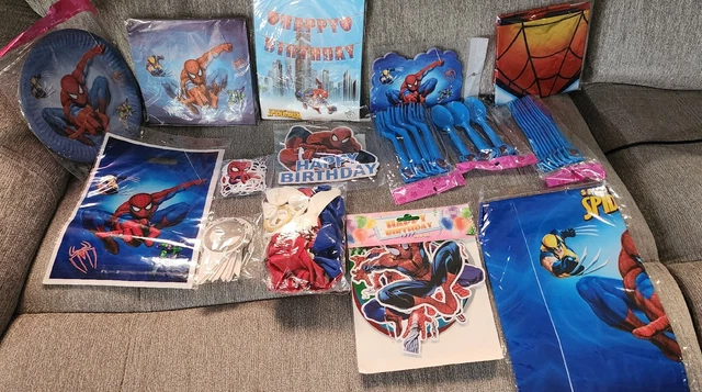 spiderman birthday party supplies