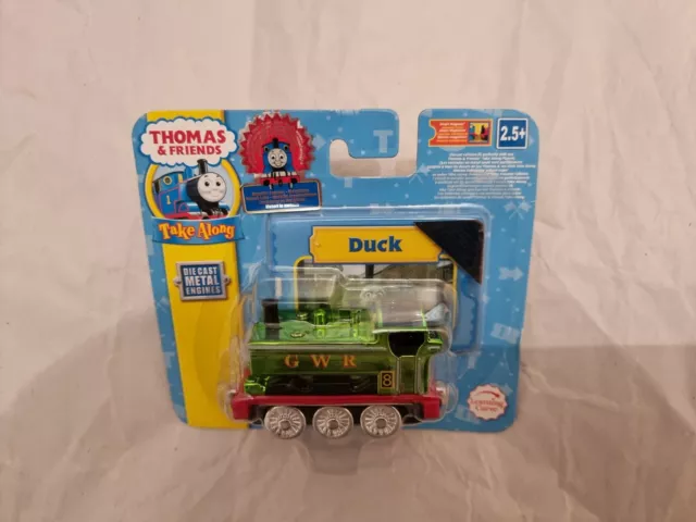 Thomas Tank & Friends TAKE ALONG N PLAY METALLIC DUCK LIMITED EDITION NEW BOXED