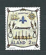 Aland Correo Yvert 144 Mnh ** Boy Scouts