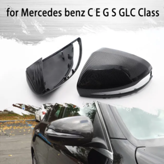 Carbon Style Coque de Rétroviseur Pour Benz C GLC S E Klasse W205 X253 W222 W213