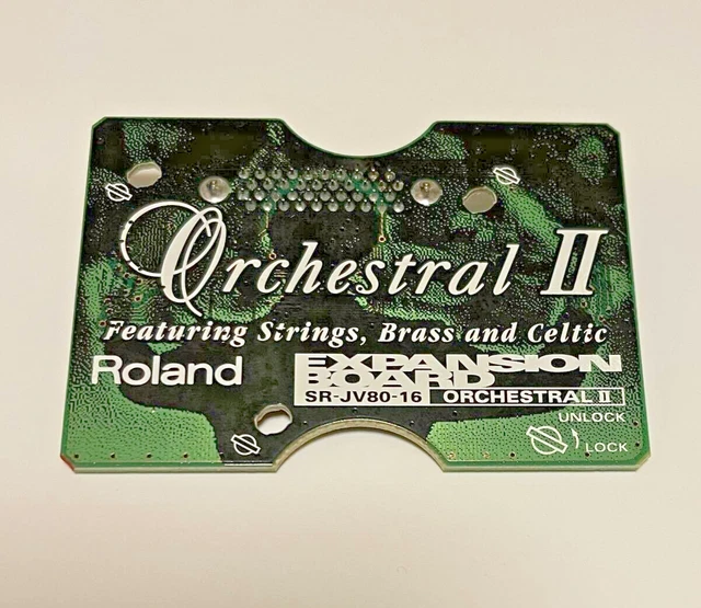 Roland SR-JV80-16 Orchestral II Expansion Board JV-1080 JV-2080 XV-5080 Etc