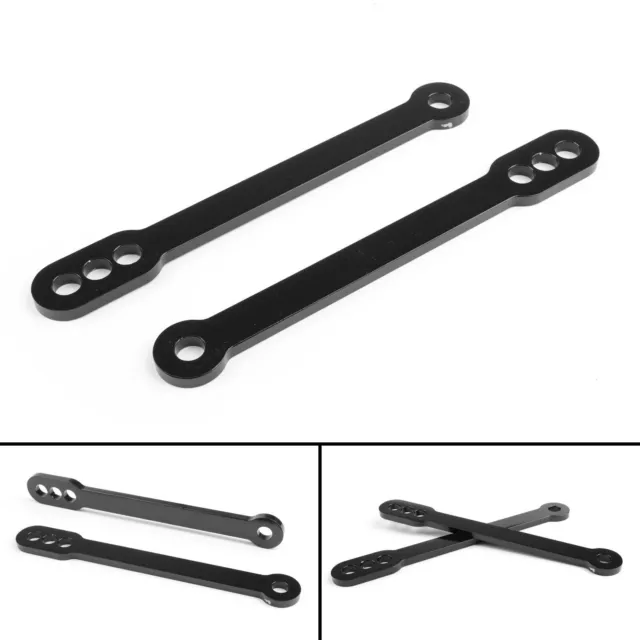 Abbassamento regolabile sinistro per Kawasaki ZX6R 1998-06 ZX 9R 12R 00-01 nero、