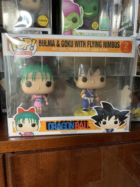 Funko Pop Animation Dragon Ball Bulma Goku Flying Nimbus 2 Pack Mit Protektor