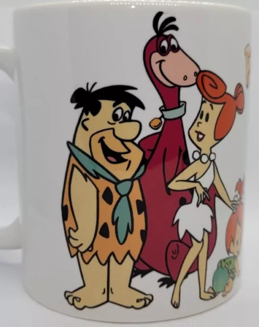 The Flintstones MUG American Animated Sitcom Fred Wilma Dino Barney Betty Rubble