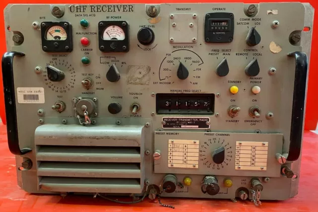 Rt-1107/Wsc-3  Naval  Military Radio   Uhf  225 - 400 Mhz Multi Mode Transceiver