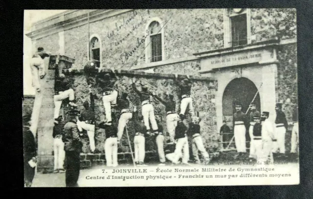 Cpa Militaire : Joinville - Ecole Normale Militaire De Gymnastique - 1919