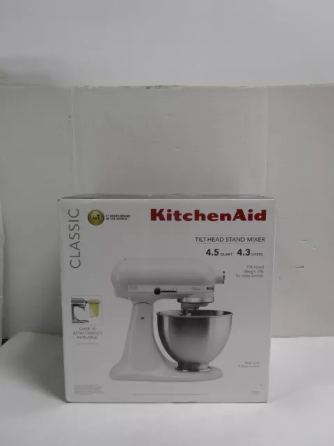 KitchenAid KSM75WH Classic Plus Tilt-Head Stand Mixer - White, 4.5 qt -  Smith's Food and Drug