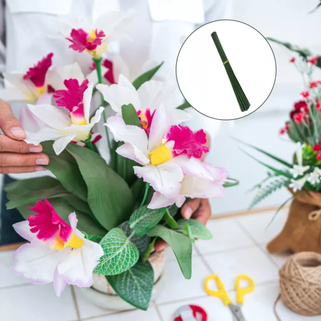 Florist Arts Supplies Bouquet Accessories Floral Wire Stems Flower DIY