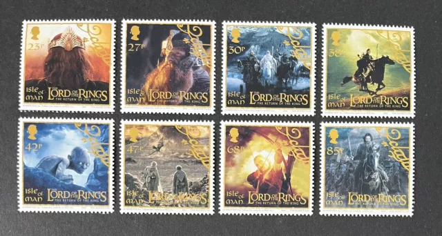 Isle Of Man 2003 Mnh Lord Of The Rings Set