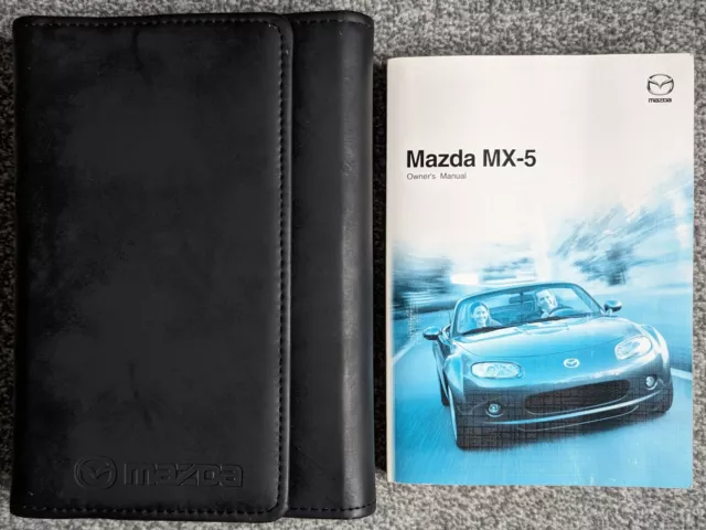 Mazda Mx5 Mk3 Mk3 Nc Nc1 (2005-2009) Handbook Owners Manual & Wallet Dated 2005