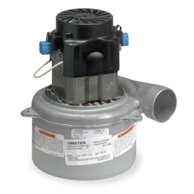 AMETEK LAMB 116765-13 Vacuum Motor,95.3 cfm,465 W,120V