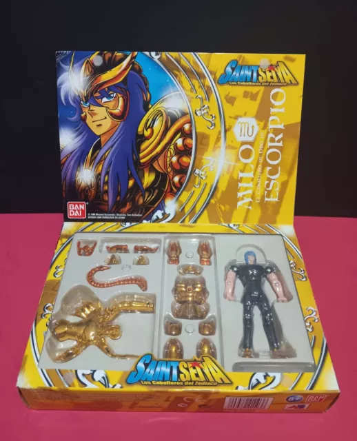 figura caballero de oro escorpio milo caballeros del zodiaco saint seya bandai