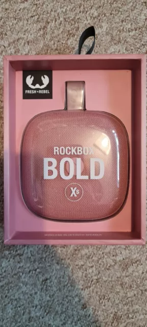 Fresh And Rebel Portable Waterproof Bluetooth Speaker Rockbox Bold XS