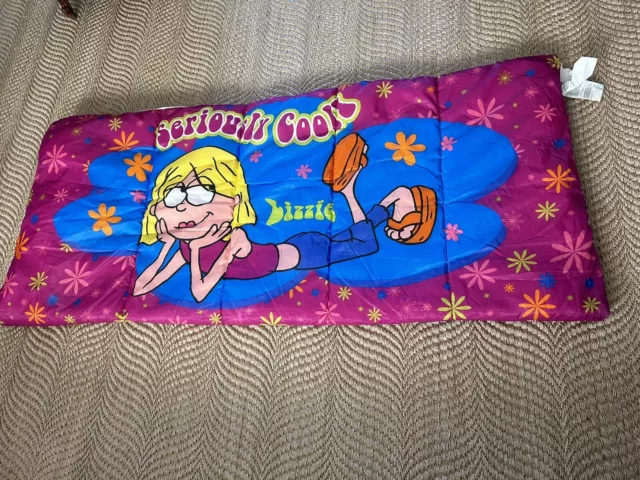 Lizzie McGuire Sleeping Bag Blanket Comforter Indoor Vintage 2001 30x67 USA