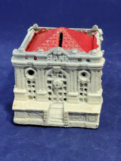 Cast Iron Treasury Bank, Authentic Reproduction Old Time Bank Coin Bank